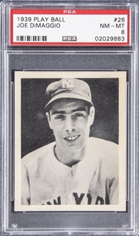 1939 Play Ball #26 Joe DiMaggio – PSA NM-MT 8